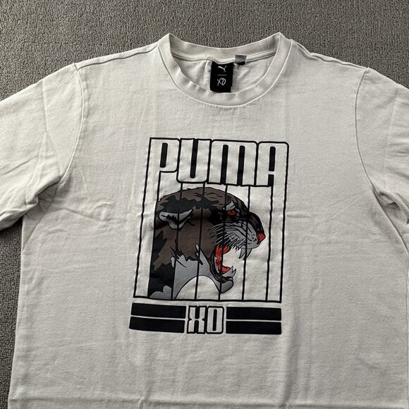 Puma XO Shirt Adult Medium White Short Sleeve Active Casual Men's - Picture 3 of 14